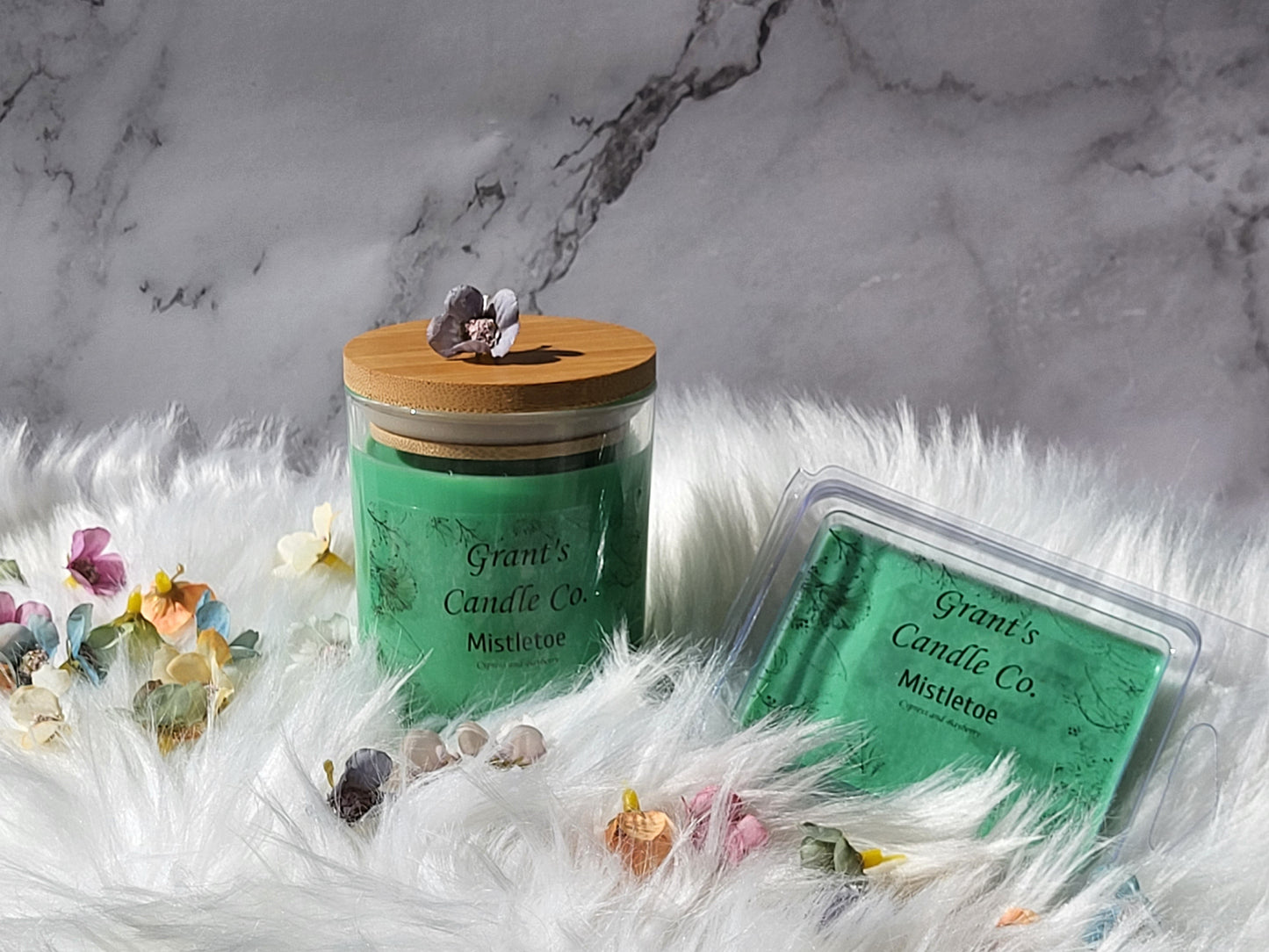 Mistletoe Wickless Candle